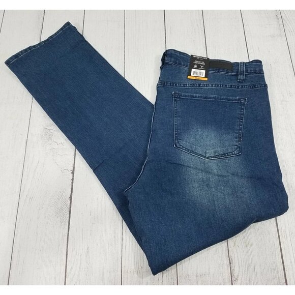 Kenneth Cole Straight Fit Stretch Denim Jeans Mens Size 42x34 - Picture 1 of 5